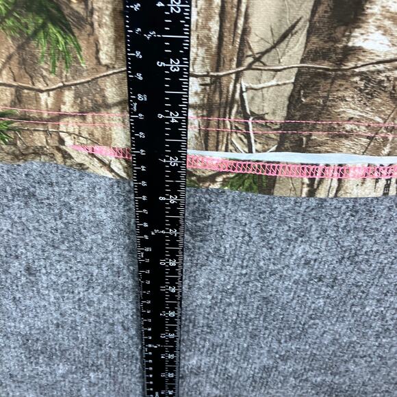 Game Winner Shirt Womens M Camo Olive Long Sleeve Quarter Snap Hunting - Picture 4 of 8